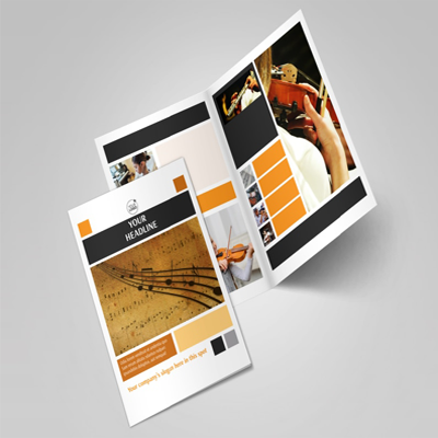 A4 bi fold brochure