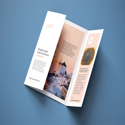 Gate fold brochure